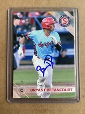 Signed 2024 Choice Bryant Betancourt Spokane Indians Colorado Rockies Auto