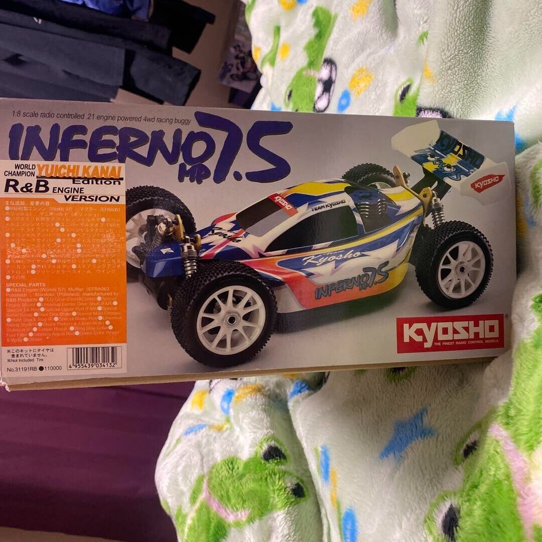 Vintage Kyosho Inferno MP-7.5 4WD YUICHI KANAI R&B engine Vintage Kyosho Inferno MP-7.5 4WD YUICHI KANAI R&B engine