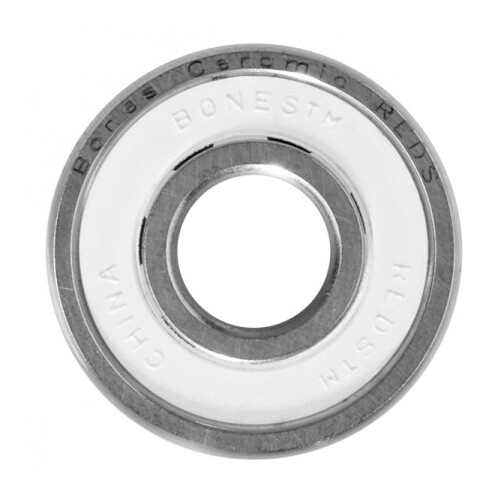 Bones Ceramic Super Reds Skateboard Bearings Roller Derby 8mm 16-Pack