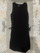 Black dress with laced sides Forever 21