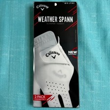 Callaway Weather Spann 2019 Golf Glove, Men s Left Hand Extra Large, 2 Pack New