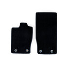 Front Car Floor Mats For Jaguar XK Waterproof Black Velour Carpet Liners 2pc New