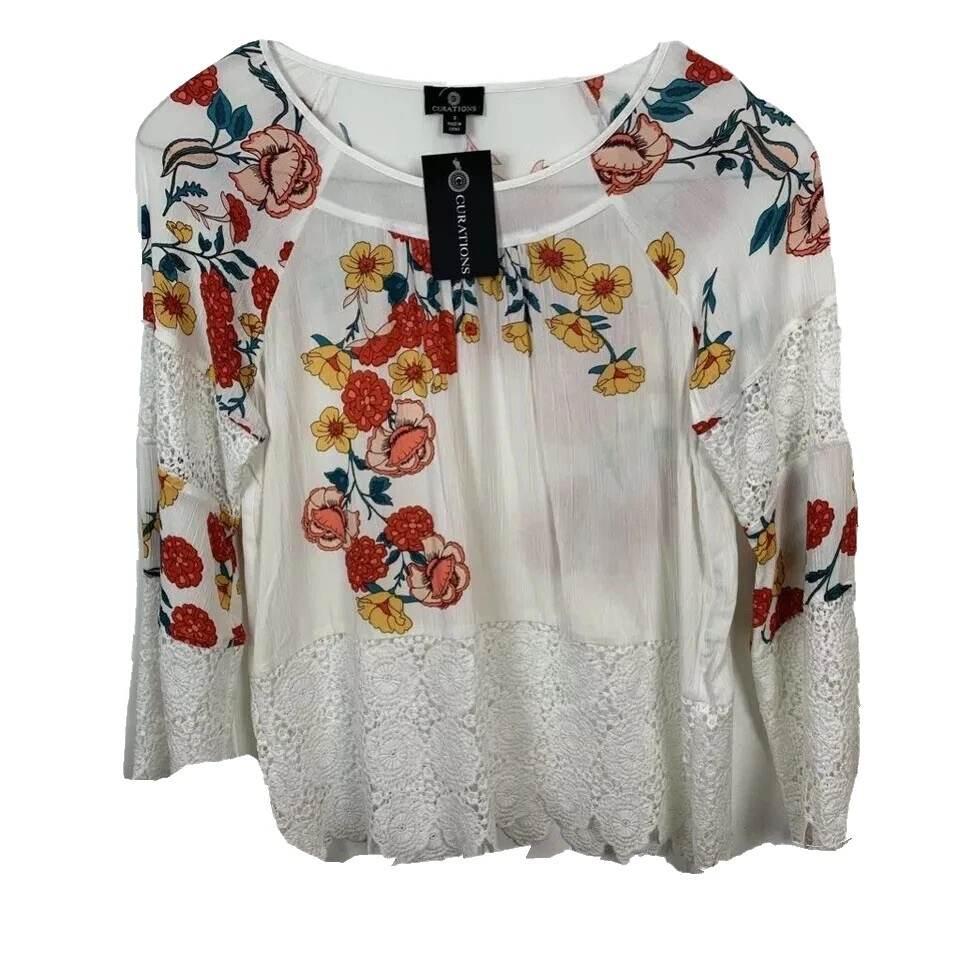 Viscose Floral Regular Size Tops for Women