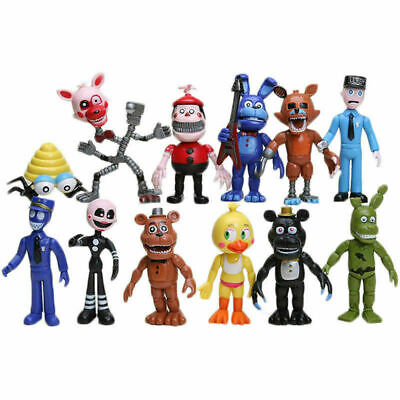 Set of 4 Five Nights at Freddy's 2 Mini Toy Figures 11 