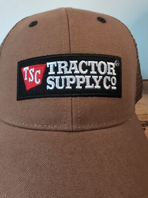 Tractor Supply Co Hat Cap Brown Truckers Hat New With Tag