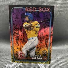 2024 Topps series 2  PABLO REYES Statue of Liberty - Red Sox #594