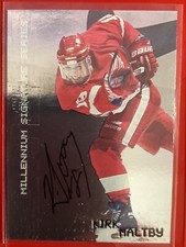 KIRK MALTBY 1999-00 ITG Be A Player Millennium Signature Series ON CARD AUTO #93