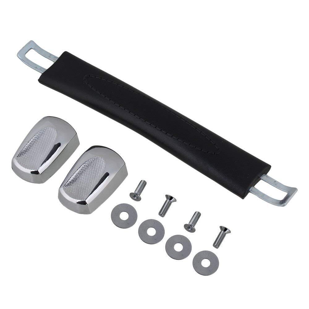 16cm Black Replacement Carry Handle Strap for Suitcase Luggage - 4 Sets B003-image