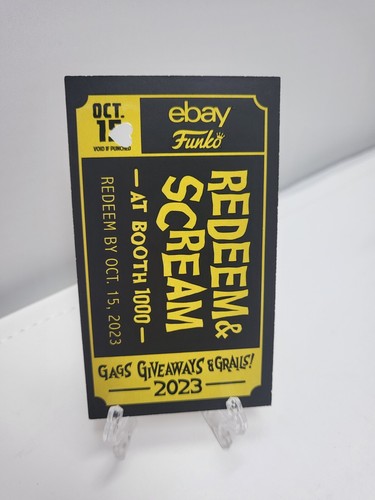 EXCLUSIVE NYCC 2023 Funko x eBay Gags Giveaways & Grails Promo Ticket - Picture 2 of 2