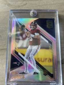 Mac Jones 2021 Donruss Elite Pink Parallel Rookie RC #104 Patriots Rookie
