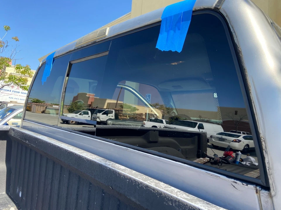 Fit 1994-2002 Dodge Pickup 2500 &3500 Back Glass (Manual) Sliding Window Foto 4 de 4