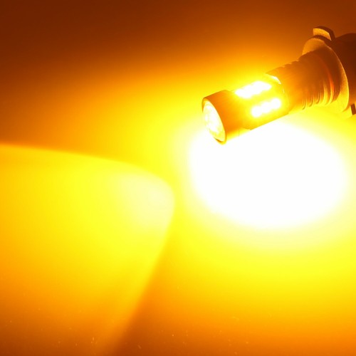 JDM ASTAR 2x 1600LM Amber Yellow H10 9145 LED Bulbs Driving Fog Light Lamps 12V - Picture 8 of 9