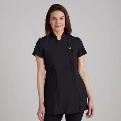 PROLUXE Salon Tunic - PRESS STUD - Beauty Hairdressing Massage Therapist Spa Uniform