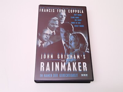 The Rainmaker 1997 VHS German PAL VMP Video Matt Damon Danny DeVito F. Coppola