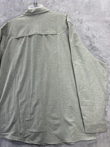 NWT Eddie Bauer Front Range Chambray Button Long Sleeve Shirt T3XL Classic 1358 - Picture 22 of 24