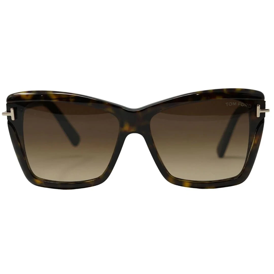 Tom Ford Leah TF849 52F Dark Havana Butterfly  display picture 1
