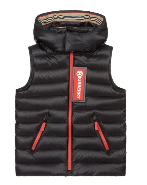 Burberry top black gilet