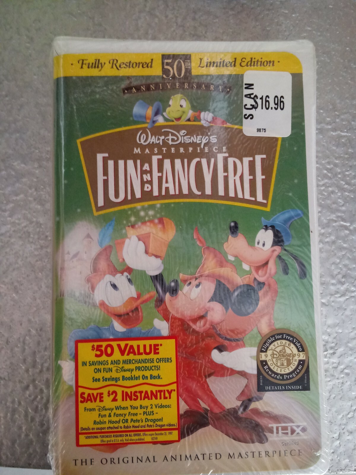 Fun And Fancy Free Vhs 1997 For Sale Online Ebay