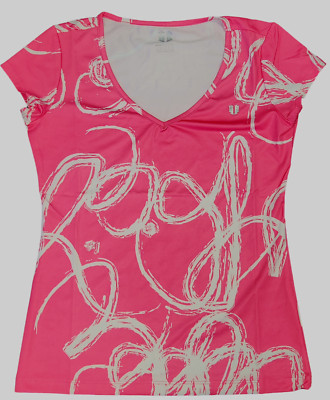 Womens  BLOUSE V-NECK TOP- by VENUS WILLIAMS- SPORTS TENNISE - Medium SIZE -NWT