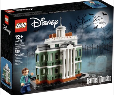 DISNEY’S LAND LEGO 40521 Mini Disney World The Haunted Mansion, Disney Park