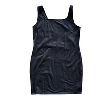 Wild Fable Bodycon Knit Mini Dress Sleeveless Summer Tank Pullover Black Size 1X