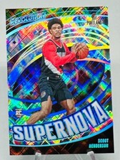2023-24 Panini Revolution Supernova Cosmic Scoot Henderson Blazers Rc #'d 04/99