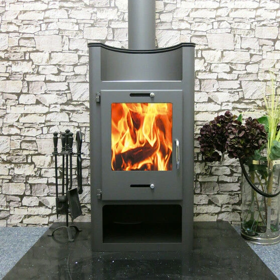 Elegance 12kw Wood Burning Multi fuel, Wood Burner Modern Stoves | eBay
