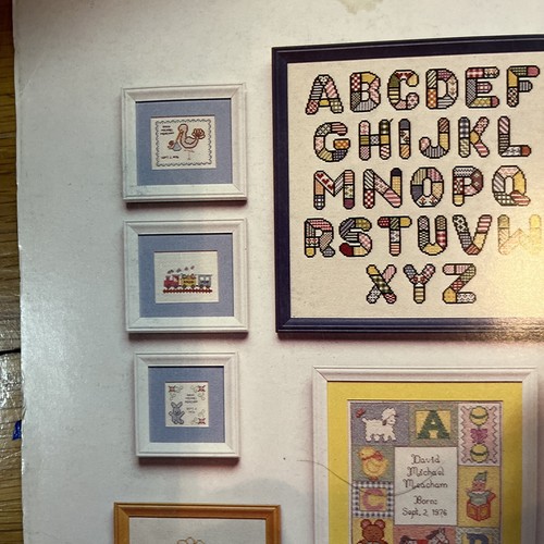 Serendipity Designs Wee Whimsy Carolyn Meacham Animals Alphabet Birth Announce - Picture 3 of 6