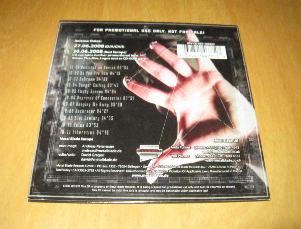 One-Way Mirror CD Mnemic Fear Factory Slipknot Machine Head In Flames Deftones - Bild 2 von 2
