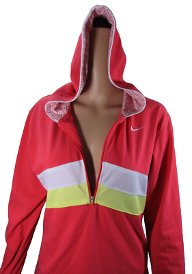 nike colorblock half zip hoodie