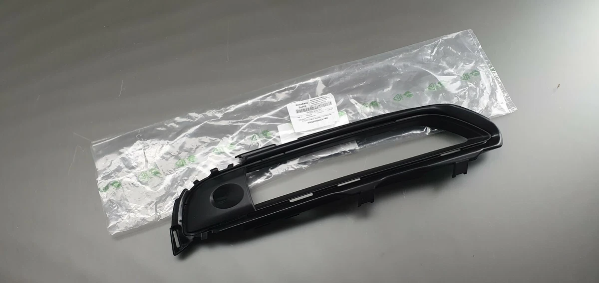 Orig Porsche Cayenne Stoßfänger Lüftungsgitter Blende Schwarz-Matt 