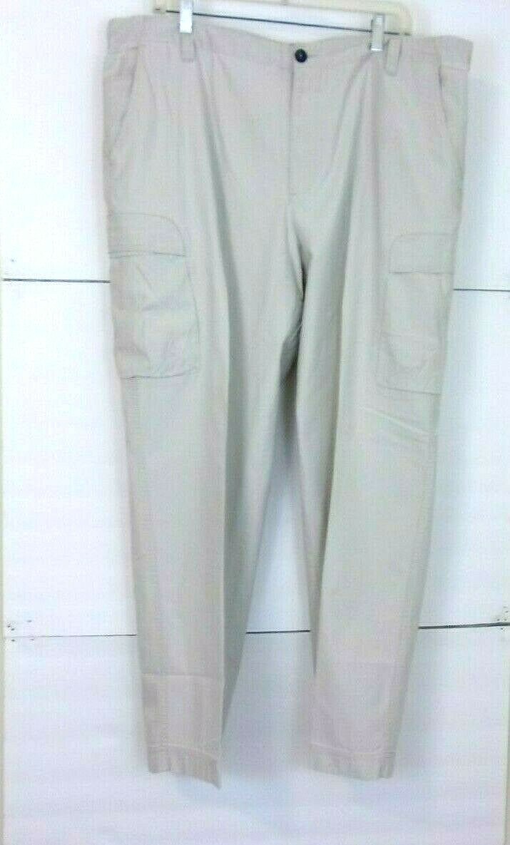 Izod XFG Golf Pants Mens Size 38 Beige Lightweight Side Pockets IN STOCK NOW