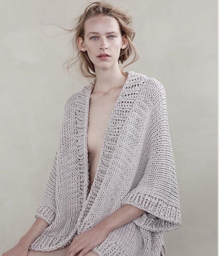 I love Mr. Mittens..Pima Cotton Range Kimono/Cardigan!