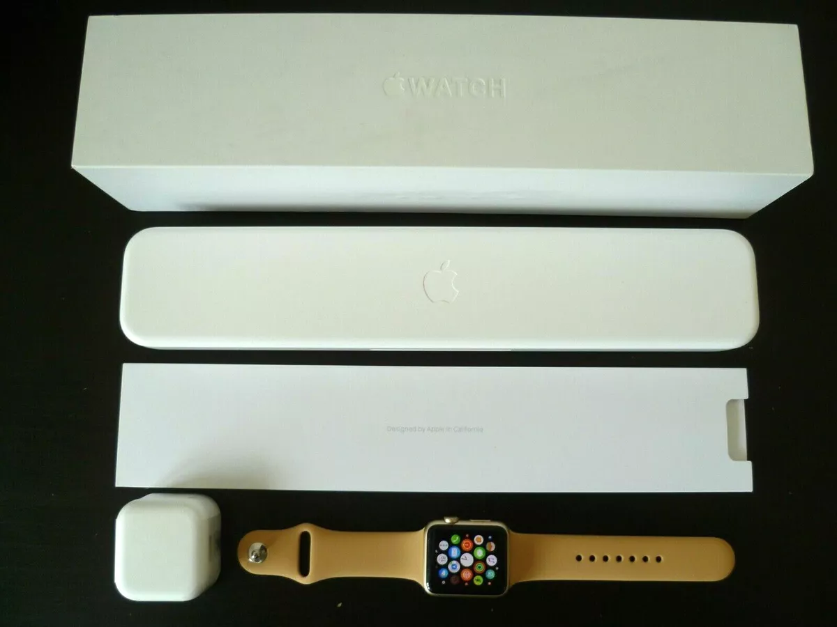 Apple watch series 1 gold aluminum hot sale