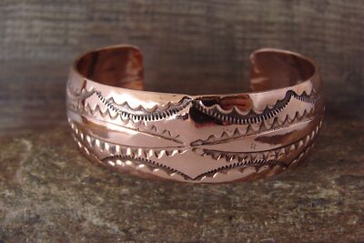 Native American Copper Bracelet by Albert Cleveland