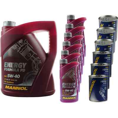 11L Motoröl MANNOL Energy Formula PD 5W-40 für Fiat 500 1.2 0.9 VW UP Golf V