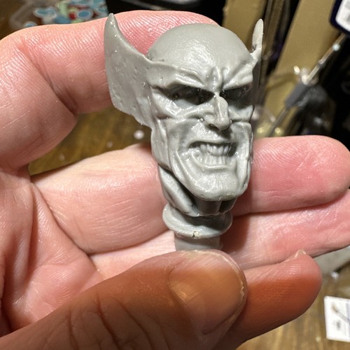 Mego FTC Zica Custom Uncanny X-Men Logan Wolverine Head For 8” Size 1/9 V3 James - 第 2/9 張圖片