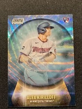 ALEX KIRILLOFF 2021 TOPPS STADIUM CLUB CHROME - CRYSTAL BALL WAVE REFRACTOR RC
