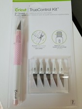 Cricut True Control Kit Combo Pack + 5 steel blades Color-Rose NIB