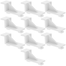 10pcs Refrigerator Shelf Clips Freezer Clamps Refrigerator Shelf Fixing Clips