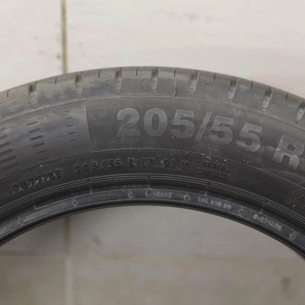 4x Summer Tyre Continental Ecocontact Normal Tyre 5 205/55 R17 91V Dot  19/7,5 MM | eBay