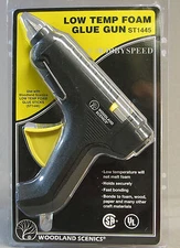WOODLAND SCENICS ST1445 LOW TEMP FOAM GLUE GUN temperature melt adhesive WDS1445