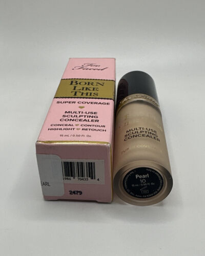 Too Faced Born Like This Super Coverage Highlight/Sculpt Concealer 10 Pearl - Picture 3 of 3
