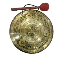 Gong 13 Inch Tibetan Design High Quality Gong Handmade Meditation And Healing
