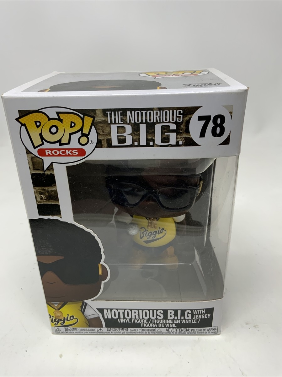 FUNKO POP THE NOTORIOUS BIG #78 with Jersey - Biggie Smalls