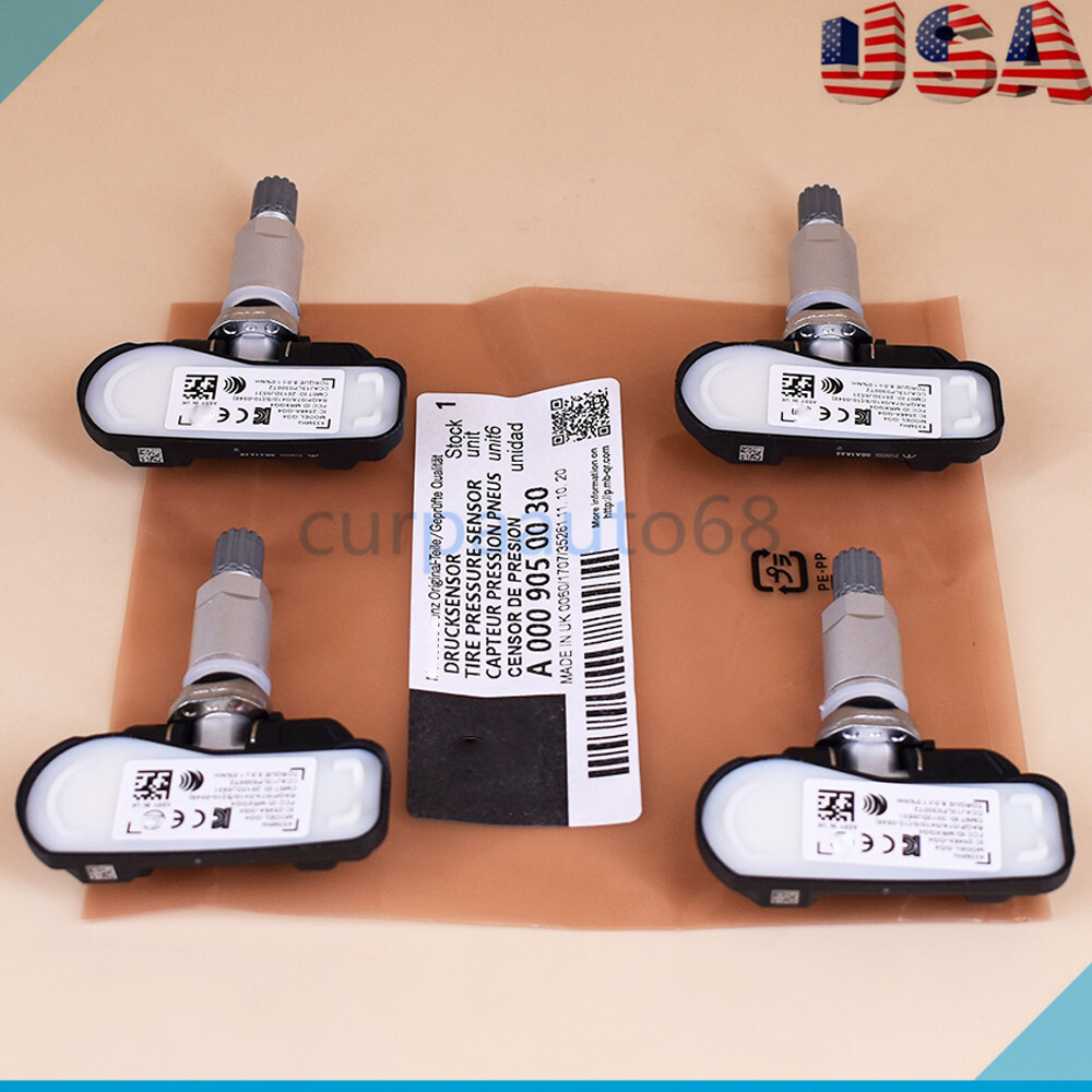 Pre Programmed Label TPMS Sensors Mercedes A-Premium 4-Pack TPMS Sensors - Pre-Programmed ...