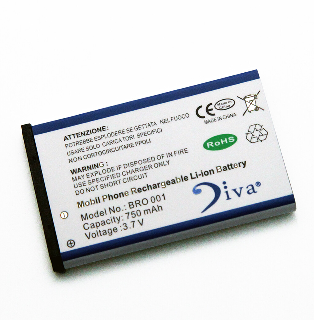 Batteria Al Litio Compatibile Per Hagenuk Fono C250 – 3,7V 1050mAh (Li-Ion) - 3