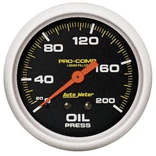 Autometer 2-5/8in 200PSI Mechanical Oil Pressure Gauge Pro-Comp