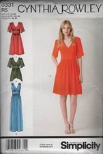 0331 SIMPLICITY MISSES' DRESS IN 2 LENGTHS SZ 14-22