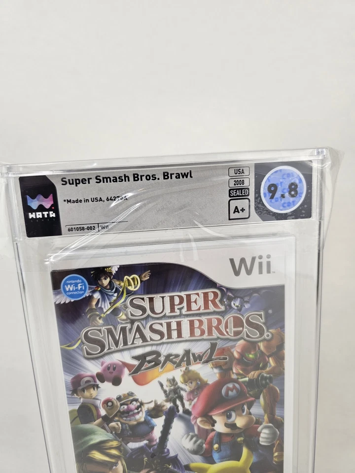Super Smash Bros Brawl (Nintendo Wii) Brand New Sealed WATA Graded 9.8 A+ - Image 2 of 4